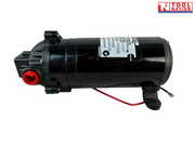 12V pressure pump side view with specification label
