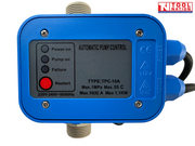 Automatic pump control valve front view of control panel
