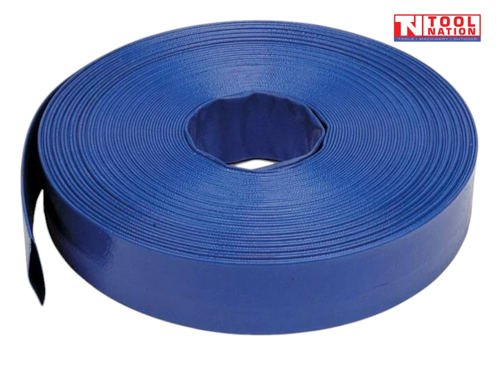 QWLF100100 PVC Layflat Hose | 4″ | 100m | 4 Bar Working | 12 Bar Burst