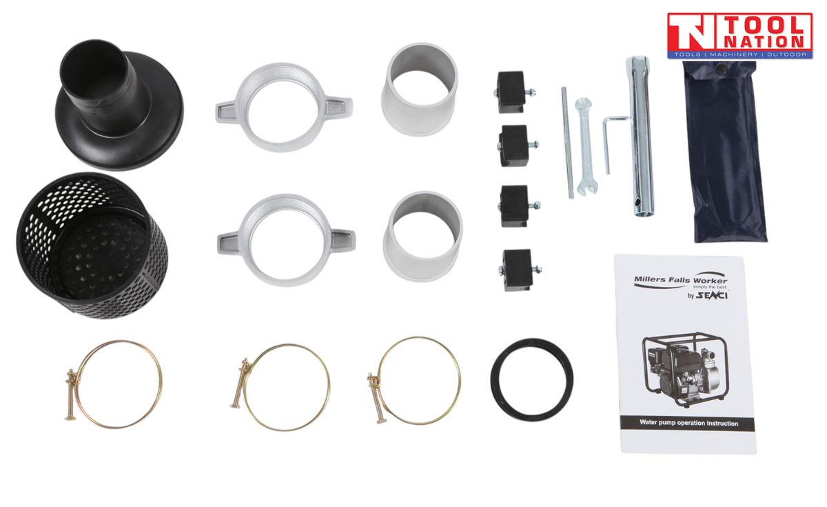 Water pump accessories and instruction manual