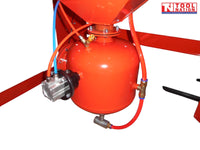 Industrial Sandblasting Cabinet with Pressurized Blasting Tank