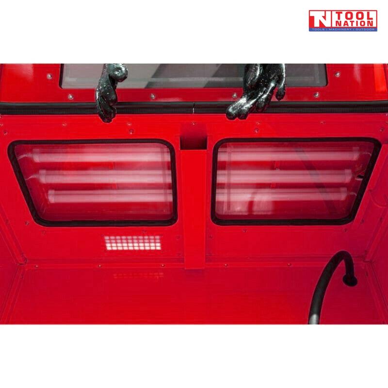 Industrial Sandblasting Cabinet with Pressurized Blasting Tank