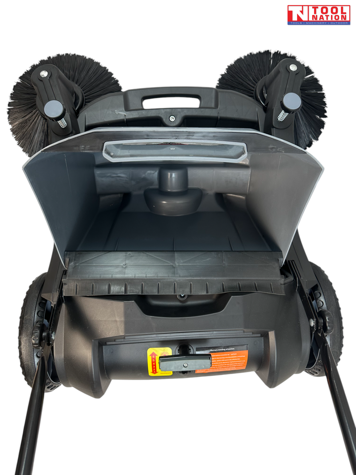 Manual Hand Sweeper, 1100mm Width, 55L Capacity