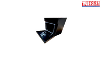 Black Right Side Tool Box 650×250×420mm Steel 15kg