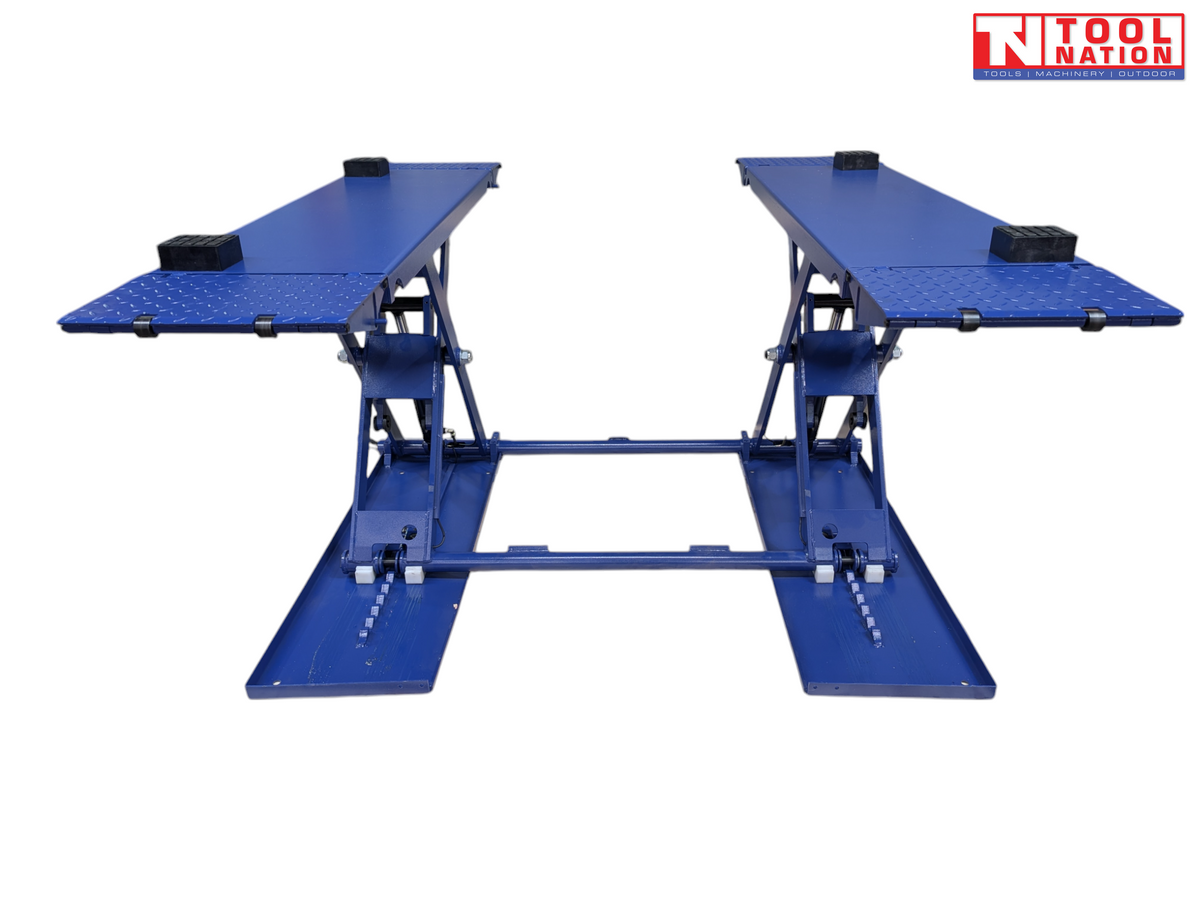 Mid-Rise Car Lift,3000kg Capacity,Pneumatic Lock Release,Mobile or Fixed Mount