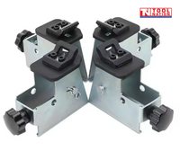 Motorcycle Tyre Changer Adaptor Set 4 Piece Hardened Steel Rim Clamping