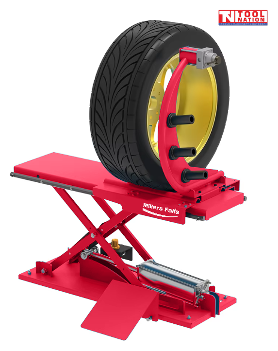 Pneumatic Wheel Lifter for Wheel Balancer 80kg Capacity Heavy Duty Workshop