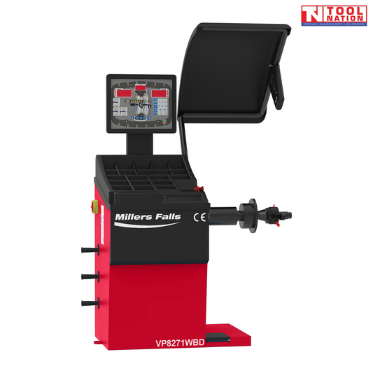 Automatic Car Wheel Balancer 32in LED Display Dynamic Static ALU Programs