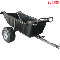 Millers Falls Vp8440 Poly Dump Cart Trailer 544kg Tow Behind