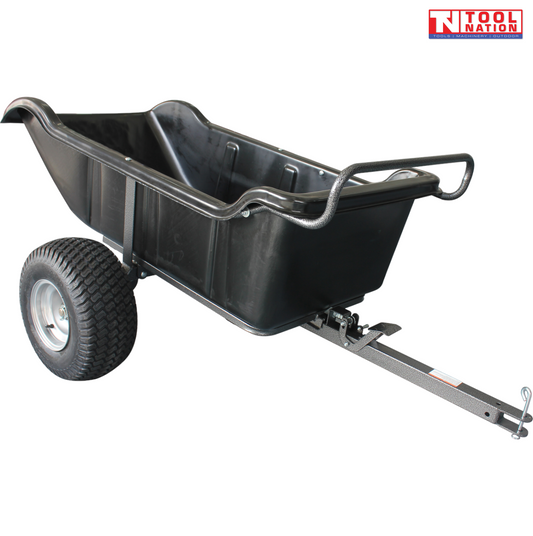 Millers Falls Vp8440 Poly Dump Cart Trailer 544kg Tow Behind