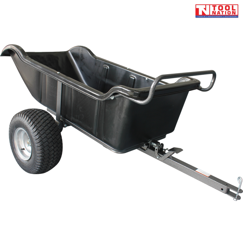 Millers Falls Vp8440 Poly Dump Cart Trailer 544kg Tow Behind