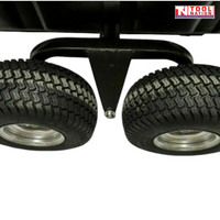 Millers Falls Vp8446 Dump Cart Trailer Poly Tray 680kg Tow Ride