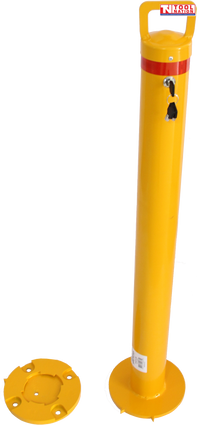 Removable Safety Bollard 90mm Steel Key Lock Access Control Traffic Post