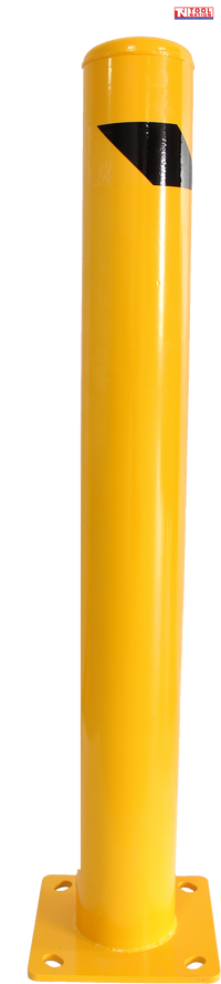 Fixed Safety Bollard 1200mm Height 140mm Steel Pipe Heavy Duty Impact Post