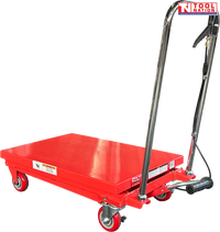 Hydraulic Table Cart 150kg Capacity 720mm Lift Height Workshop Platform