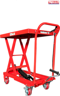 Hydraulic Table Cart 500kg Capacity 900mm Lift Height Heavy Duty Platform
