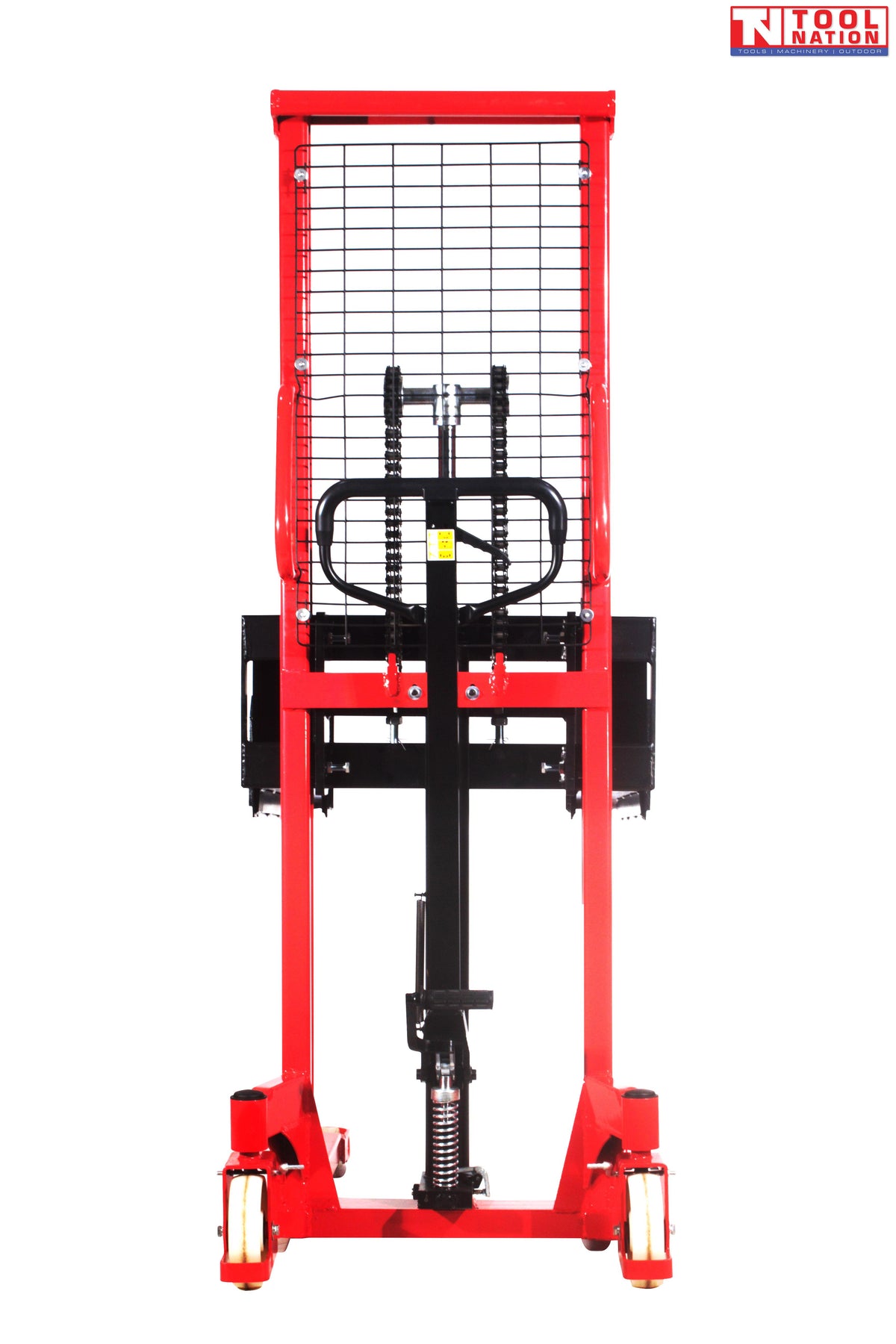 Pallet Stacker 1000kg Capacity Hydraulic Lift 1600mm Height Warehouse Tool