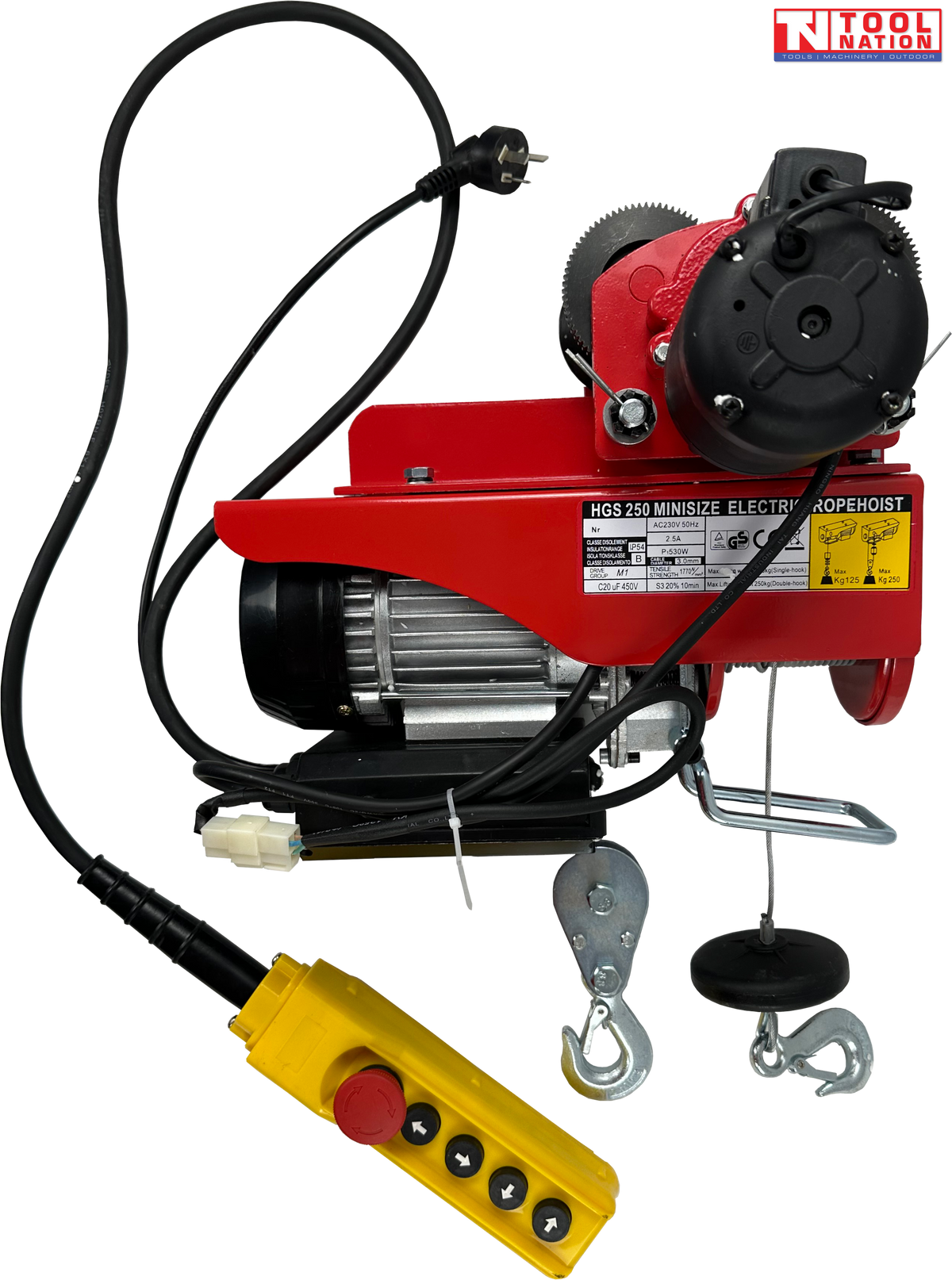 Electric Hoist With Girder Trolley 125/250kg - Whm250C