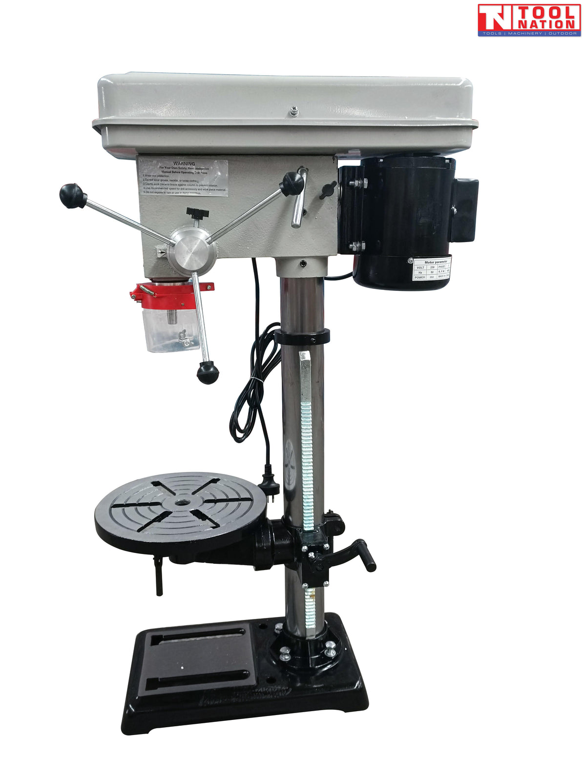 Bench Drill 16mm Capacity 550W Motor Variable Speed 12 Settings Workshop