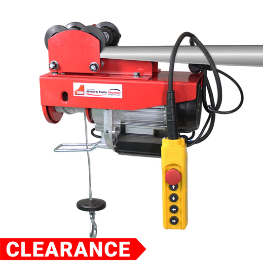 Electric Hoist W/ Motorised Girder Trolley 125Kg/250Kg Winch