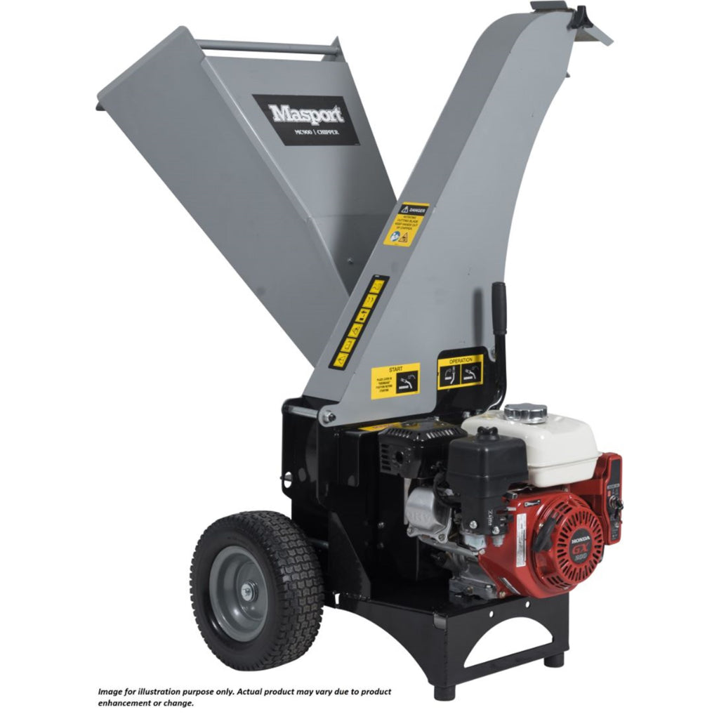 MC900 Chipper Honda GX200 6.5HP Electric Start