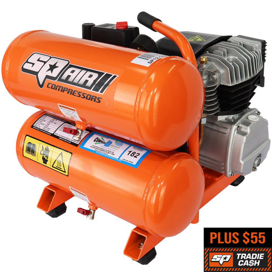 AIR COMPRESSOR - TRADE QUALITY - PORTABLE - 2.5HP