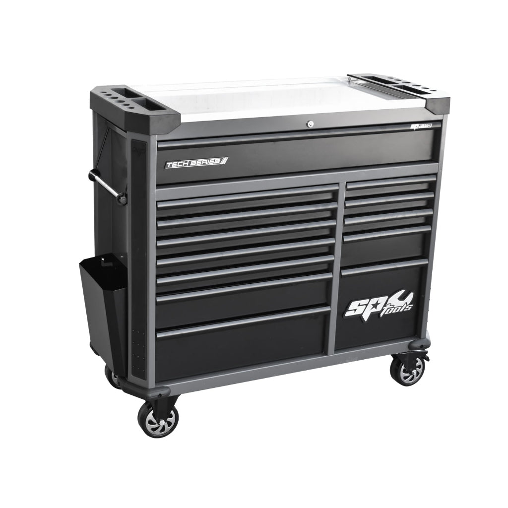 TECH SERIES ROLLER CABINET - 13 DRAWER - DIAMOND BLACK