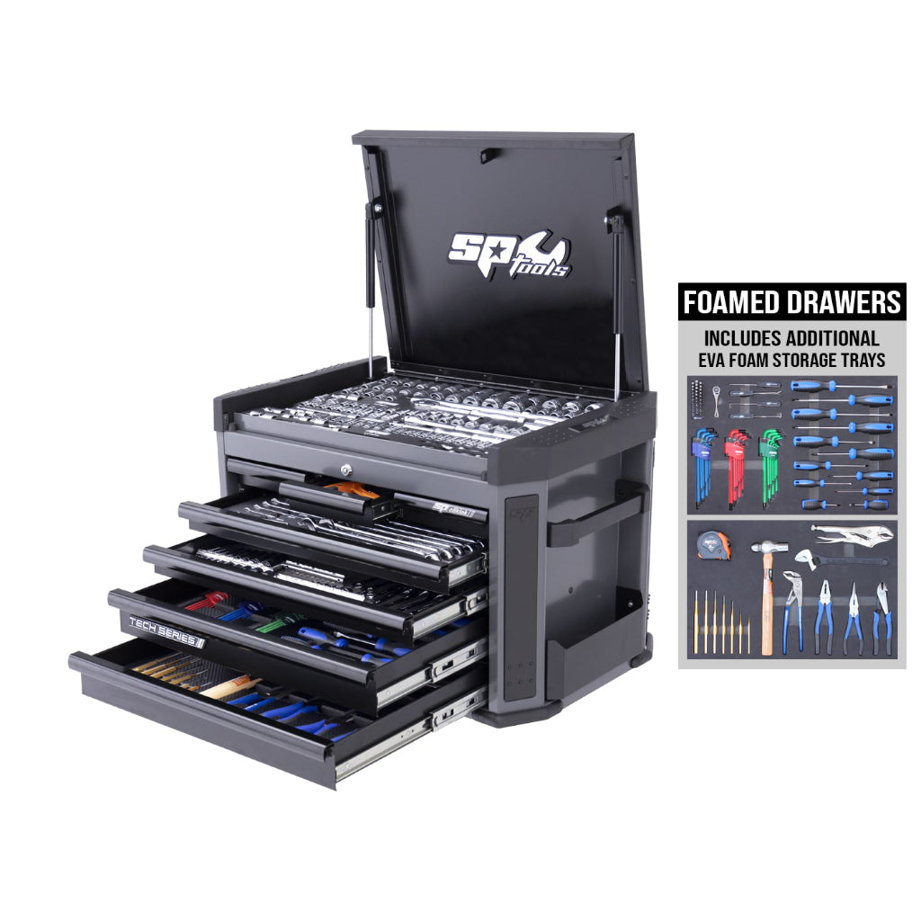 Tech Series Tool Kit - 281pc - Metric/SAE - Diamond Black - Plus Bonus Eva Trays