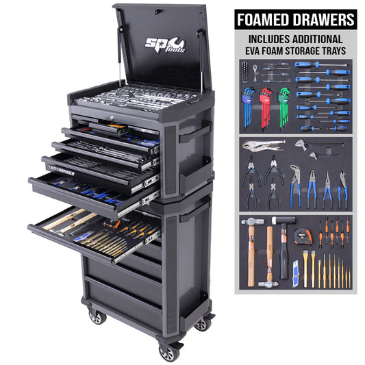 Tech Series Tool Kit - 336pc - Metric/SAE - Diamond Black - Plus EVA Foam Trays