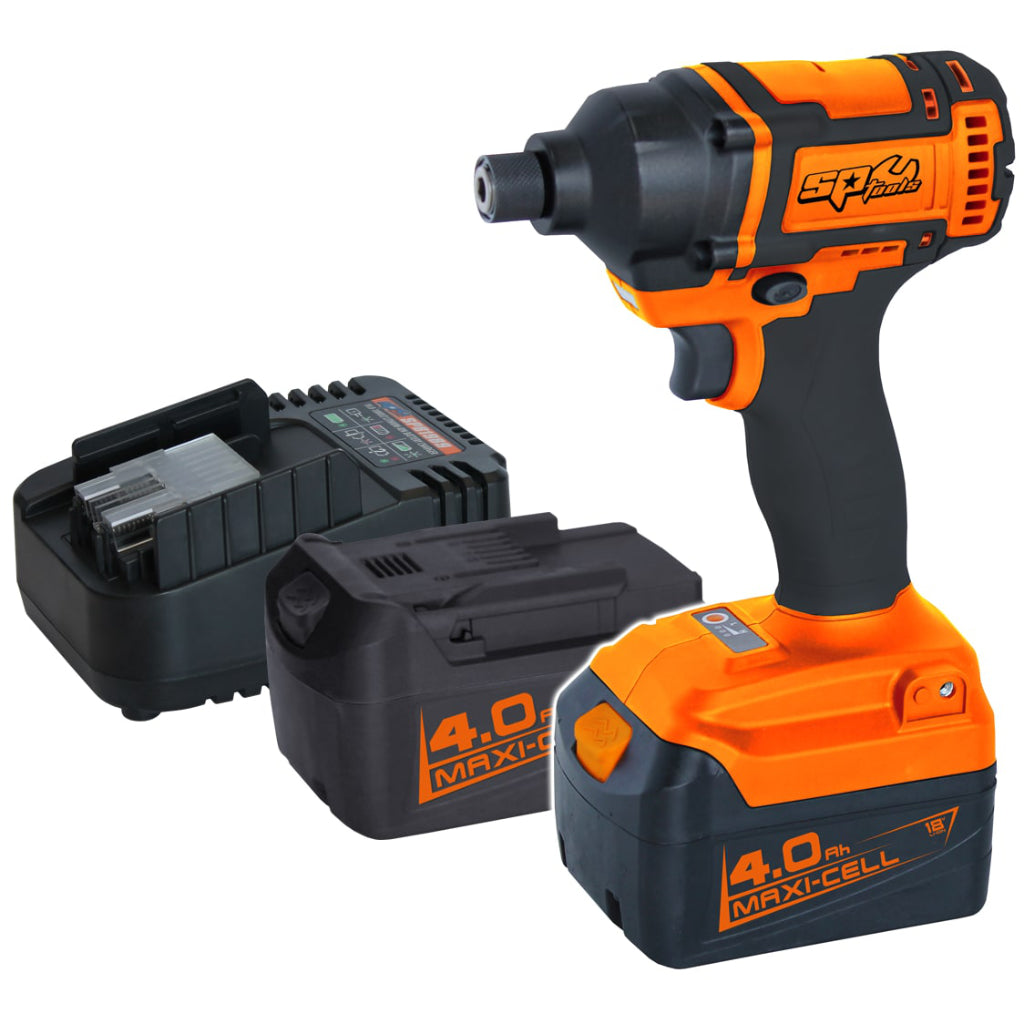 18v 1/4" Hex Brushless Impact Driver - 4.0AH